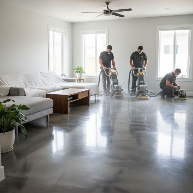Concrete Polishing For Residential Interiors